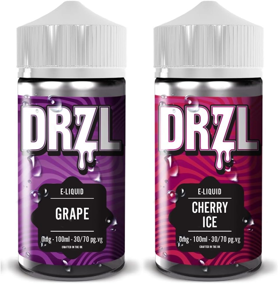 Grape, Cherry Ice MULTIPACK 100ml E-Liquid by DRZL