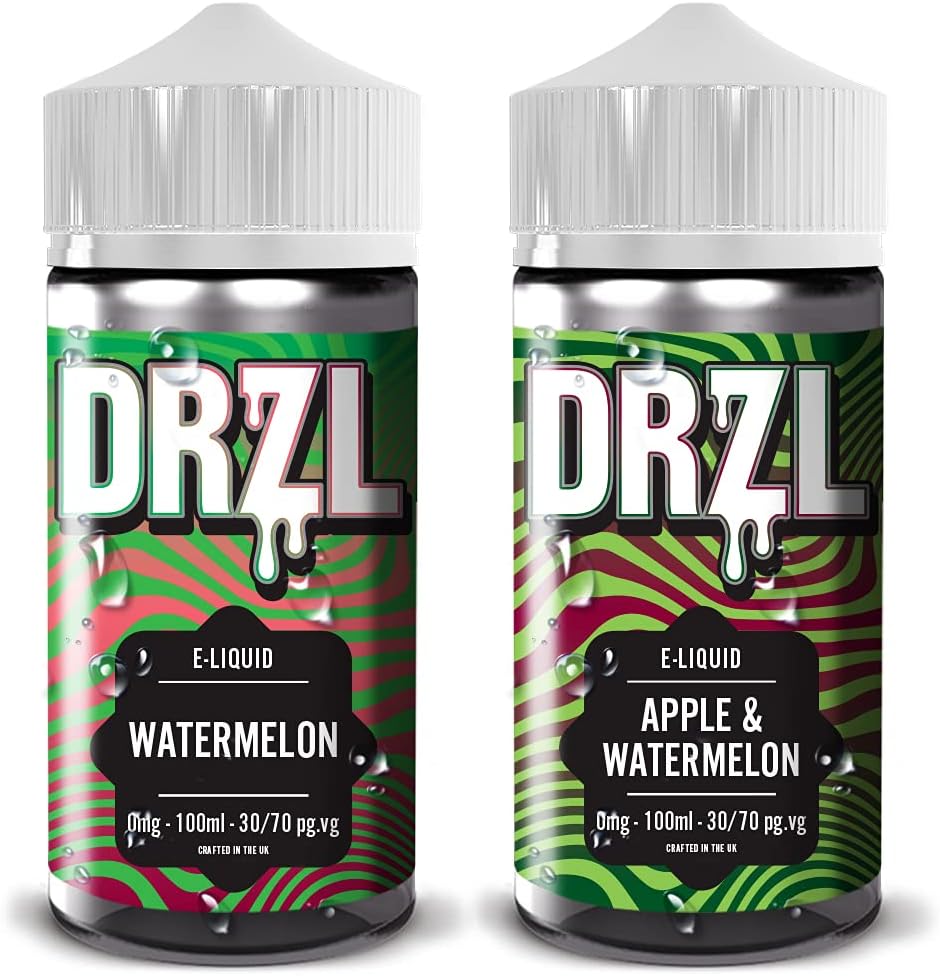 Watermelon, Apple & Watermelon MULTIPACK 100ml E-Liquid by DRZL