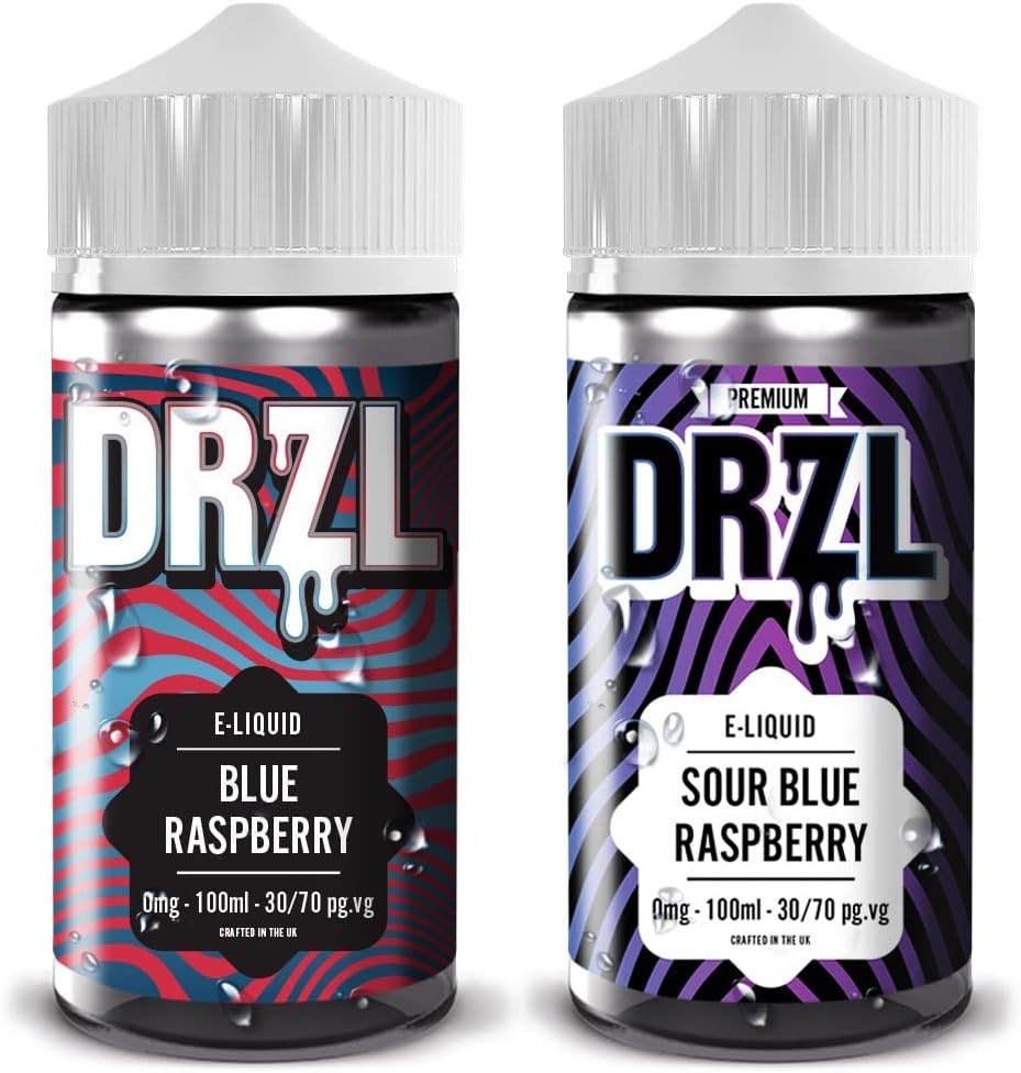 Blue Raspberry, Sour Blue Raspberry MULTIPACK 100ml E-Liquid by DRZL