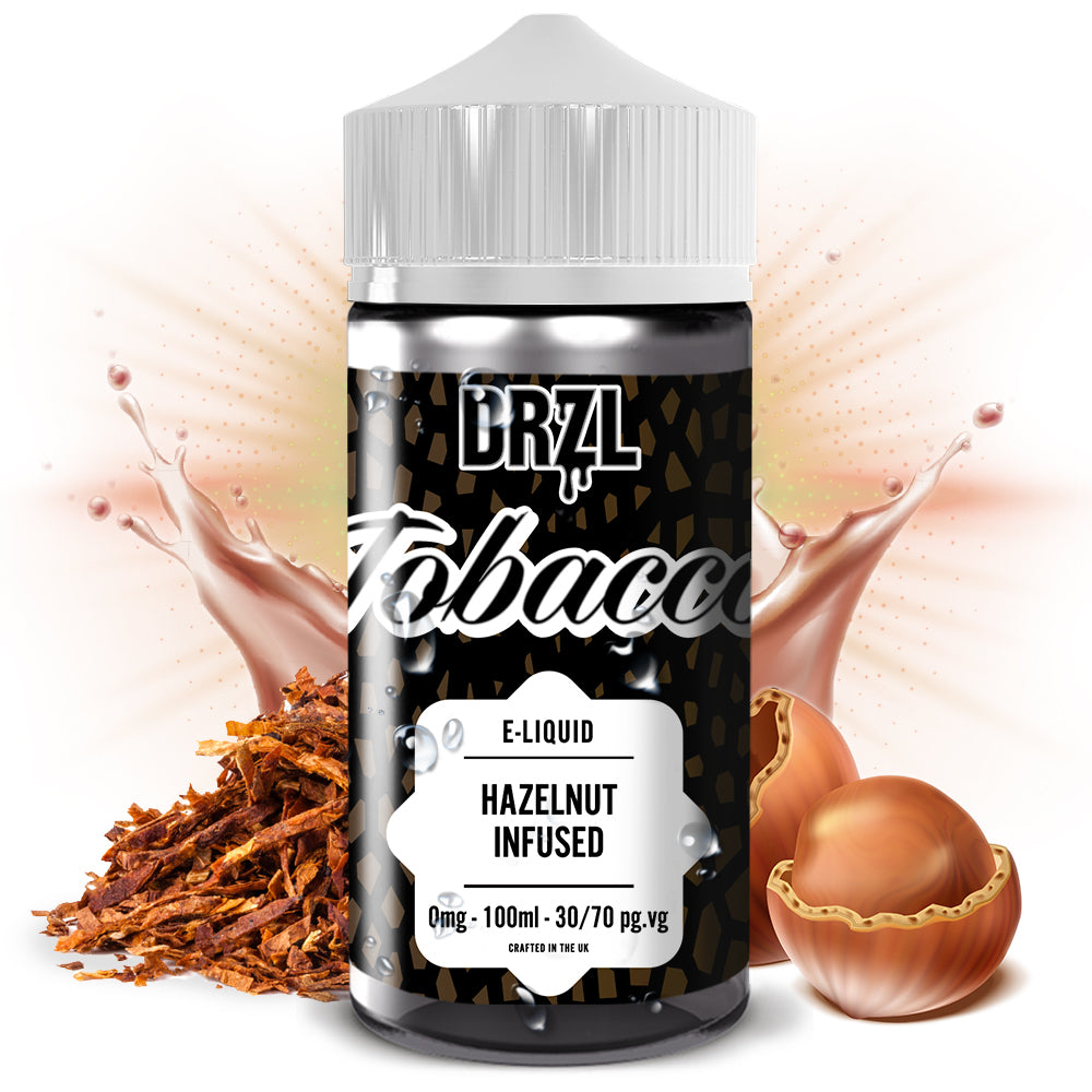 Hazelnut Tobacco E-Liquid 100ml by DRZL