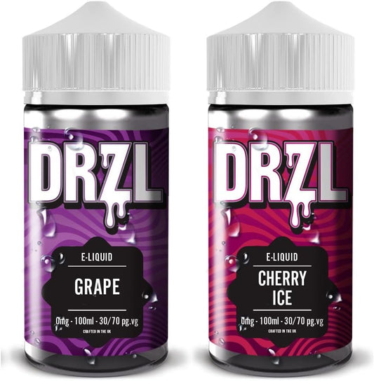 Grape, Cherry Ice MULTIPACK 100ml E-Liquid by DRZL