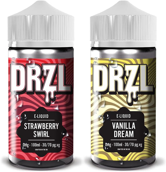 Vanilla Dream, Strawberry Swirl MULTIPACK 100ml E-Liquid by DRZL
