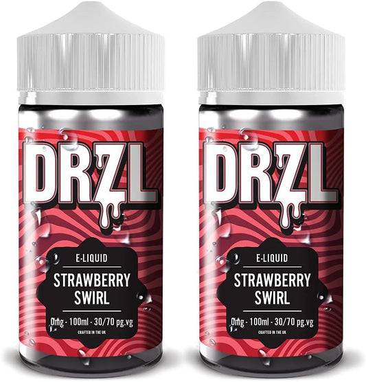 Strawberry Swirl MULTIPACK 100ml E-Liquid by DRZL