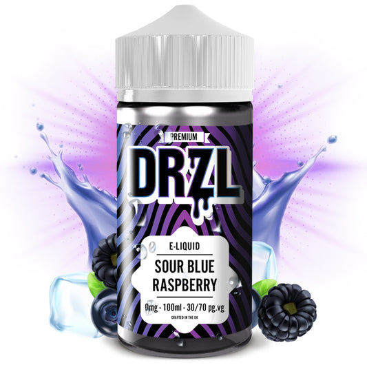 Sour Blue Raspberry E-Liquid 100ml by DRZL PREMIUM