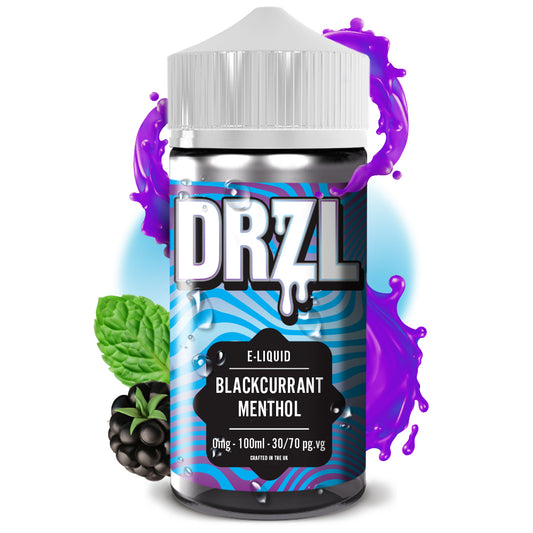 Blackcurrant Menthol E-Liquid 100ml by DRZL